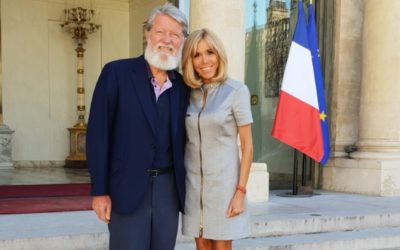 July 2019 – Father Pedro received once again by the First Lady of France